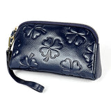 2026 Multifunctional Litchi Texture Women Large Capacity Hand Wallet Shell bag with Card Slots Sapphire Blue