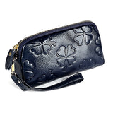 2026 Multifunctional Litchi Texture Women Large Capacity Hand Wallet Shell bag with Card Slots