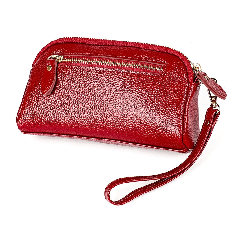 2026 Multifunctional Litchi Texture Women Large Capacity Hand Wallet Shell bag with Card Slots