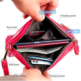 2026 Multifunctional Litchi Texture Women Large Capacity Hand Wallet Shell bag with Card Slots