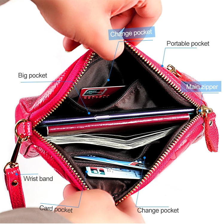 2026 Multifunctional Litchi Texture Women Large Capacity Hand Wallet Shell bag with Card Slots