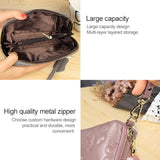 2026 Multifunctional Litchi Texture Women Large Capacity Hand Wallet Shell bag with Card Slots