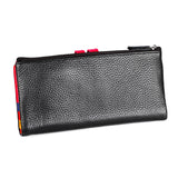 3572 Litchi Texture Leather Zipper Lady Wallet Large-capacity Purse