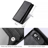 3591C Multi-function Litchi Texture Leather Wallet Large-capacity Purse