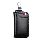 9102 Multi-function Waist Hanging Leather Zipper Wallet Keys Holder Bag