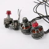 100 PCS iFlight M5 CW 6061 Aluminum Motor Screw Nuts Nylon Insert Self Lock Flange Nut for RC FPV Racing Drone Motor, M5 CW 6061(Red), M5 CW 6061(Black)