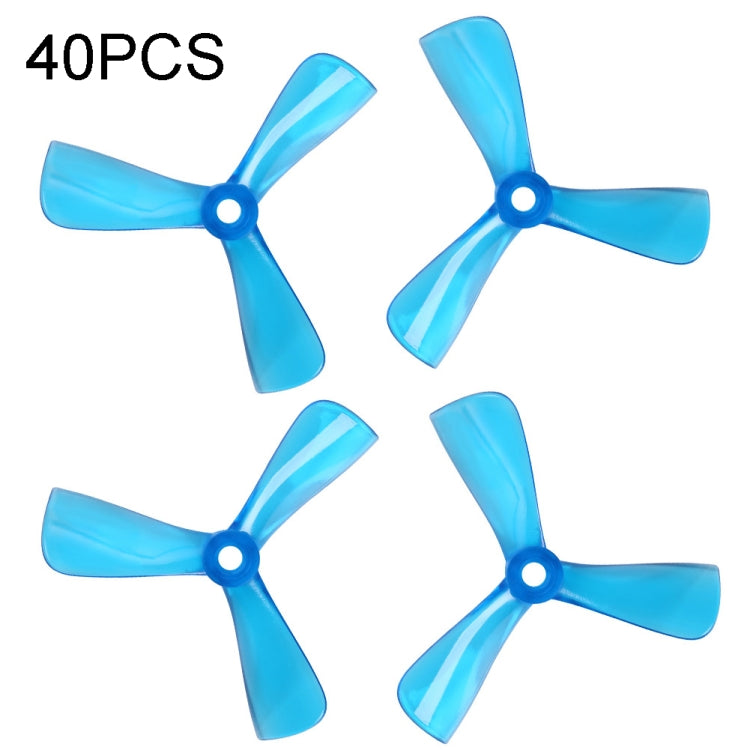 10 Packs / 40pcs iFlight Cine 3040 3 inch 3-Blade FPV Freestyle Propeller for RC FPV Racing Freestyle Drones BumbleBee MegaBee Accessories Blue