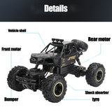 2.4GHz 4WD Double Motors Off-Road Climbing Car Remote Control Vehicle, Model:9268, 9268 (Black), 9268 (Silver)