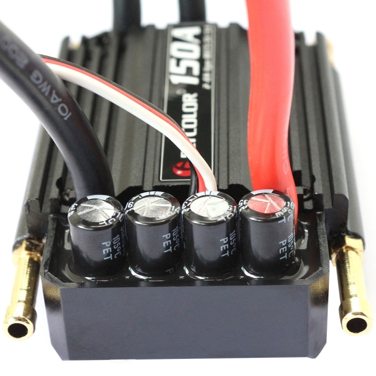 Flycolor Flymoster Series 150A 2-6S Waterproof Electronic Speed Controller for RC Boat, 150A 2-6S