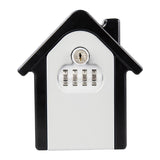 Hut Shape Password Lock Storage Box Security Box Wall Cabinet Safety Box, with 1 Key