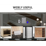T3 ABS Magnetic Card Induction Lock Invisible Bilateral Open Cabinet Door Lock, Bilateral