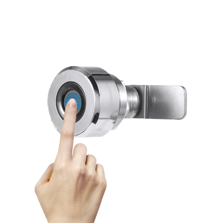 T22F Micro USB Charging Zinc Alloy Smart Bilateral Open Fingerprint Drawer Lock File Cabinet Lock, Bilateral Open Fingerprint Bilateral Open Fingerprint