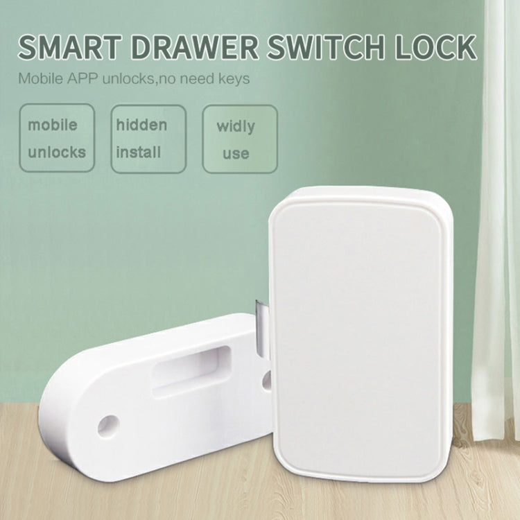 T1 Bluetooth + Tuya APP Smart Drawer Lock Invisible Lock, Support Remote Control Unlocking, T1 Bluetooth + Tuya APP
