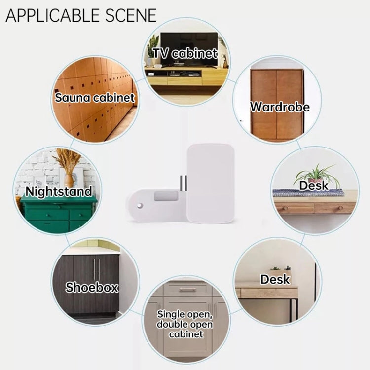 T1 Bluetooth + Tuya APP Smart Drawer Lock Invisible Lock, Support Remote Control Unlocking, T1 Bluetooth + Tuya APP