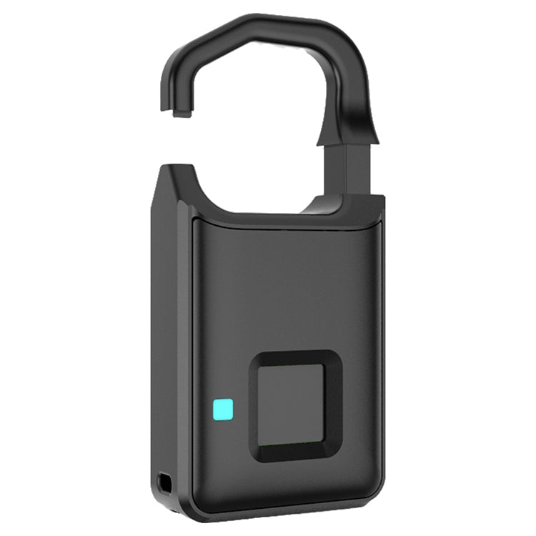 Anytek P4 3.7V Micro USB Charging Semiconductor Fingerprint Sensing Small Padlock, P4