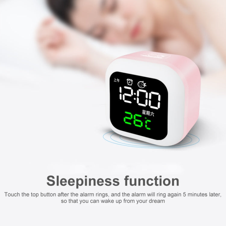 USB Home Smart Clock with Night Light & Memory Function & LED Display, Smart Clock