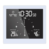 TS-WP10-W Waterproof Bathroom Wall Clock Timer Household Thermometer Hygrometer, TS-WP10-W, TS-WP10-B TS-WP10-W White