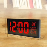 Wall Clock Summer Time Large Screen Clock Living Room Decoration, Large Screen Clock