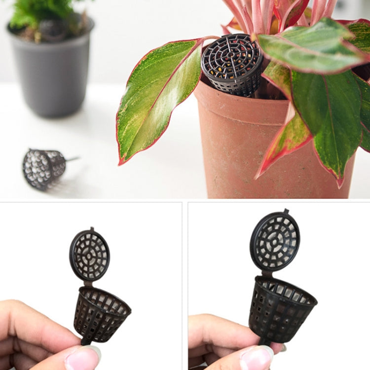 10PCS Bonsai Tools Gardening Products Gardening Tools Bonsai Fertilizer Boxes with Cover, Large Size: 6 x 4cm, Large Size: 6 x 4cm