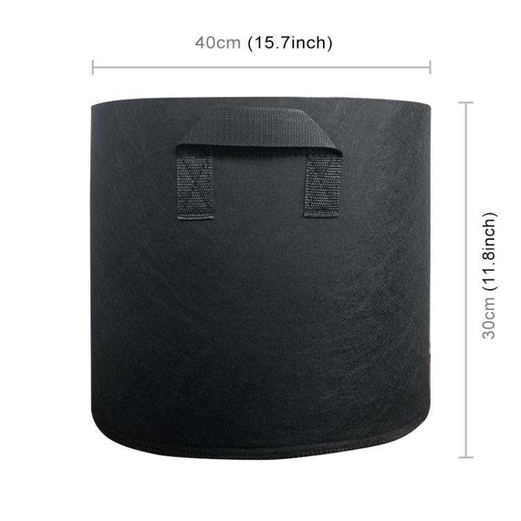 10 Gallon Planting Grow Bag Thickened Non-woven Aeration Fabric Pot Container with Handle, 10 Gallon