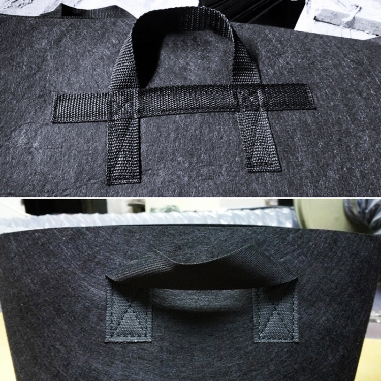 15 Gallon Planting Grow Bag Thickened Non-woven Aeration Fabric Pot Container with Handle, 15 Gallon