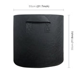 20 Gallon Planting Grow Bag Thickened Non-woven Aeration Fabric Pot Container with Handle, 20 Gallon