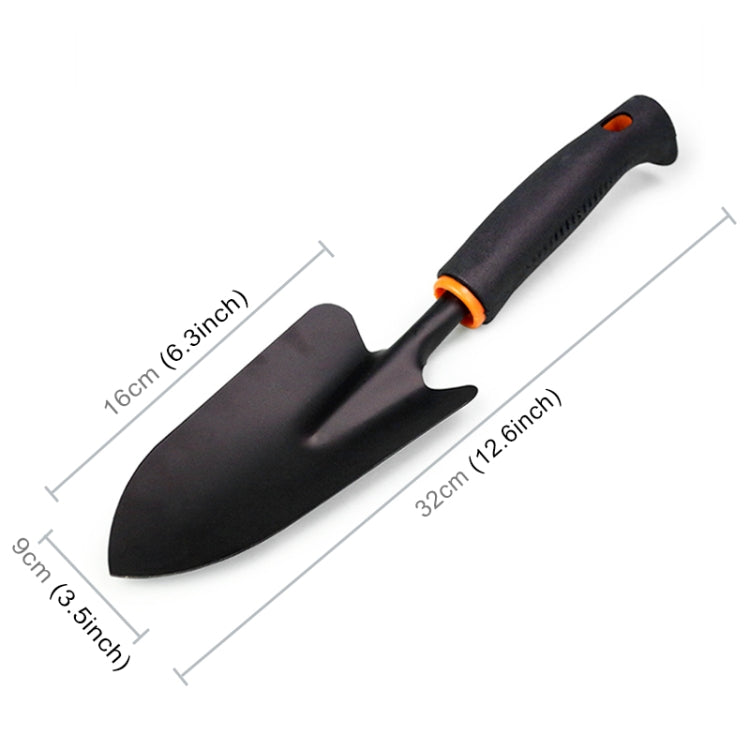 Gardening Tool Planting Digging Long Plastic Handle Iron Shovel, Shovel