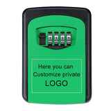 Wall-hanging Key Storage Box with Metal 4-Digit Password Lock