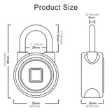 Waterproof Intelligent Bluetooth Fingerprint Padlock Remote Unlocking for iOS / Android, Fingerprint and Remote Padlock(Black), Fingerprint and Remote Padlock(Blue), Fingerprint and Remote Padlock(Silver)