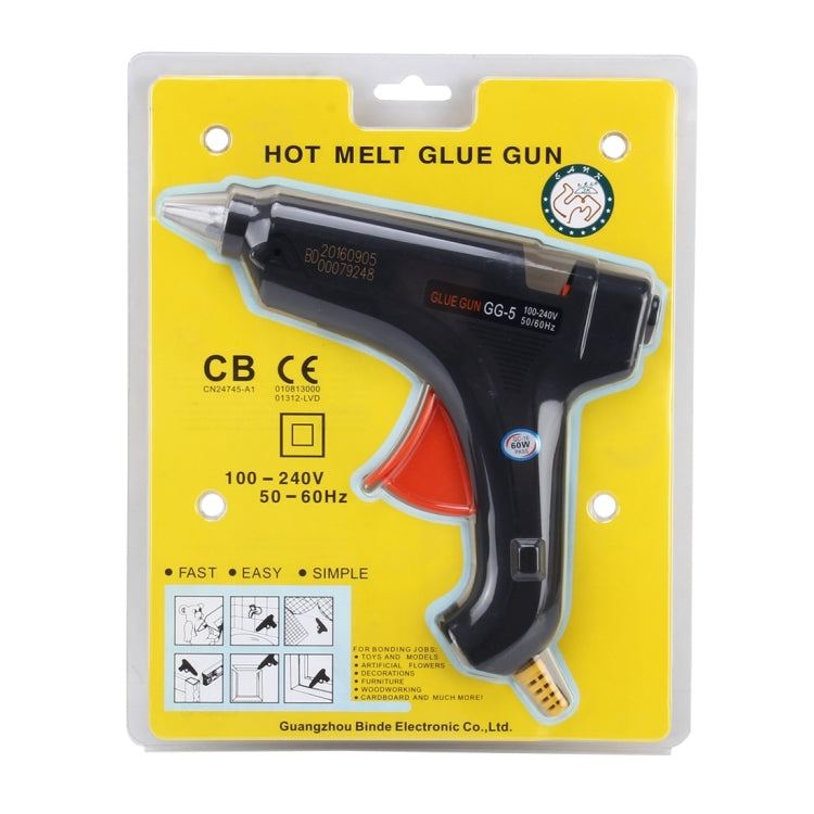 100-240V 60W High Temperature Adhesive Art Craft Hot Melt Glue Gun, 60W