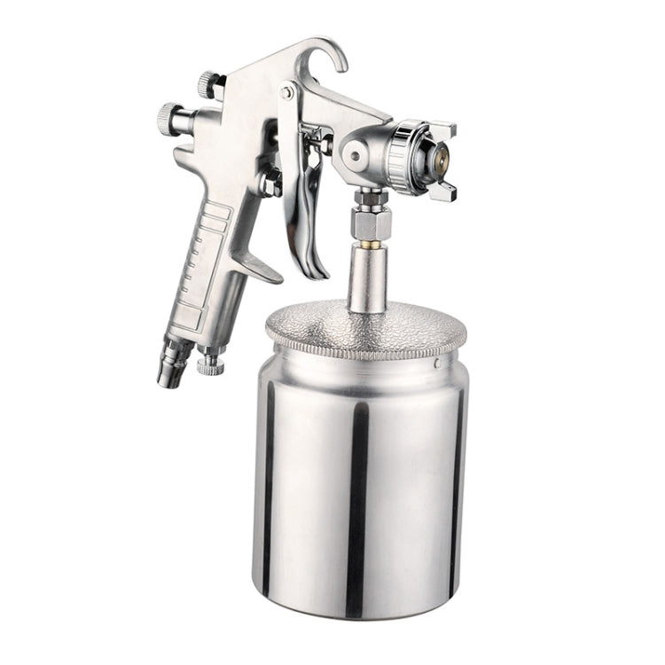 W-77 Paint Spray Gun Sprayer lower Pot Pneumatic Tool for Home Car, Hole diameter: 3mm, Paint Spray Gun
