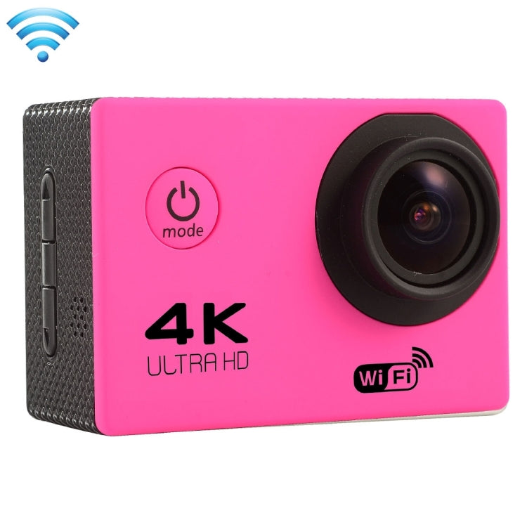 F60 2.0 inch Screen 170 Degrees Wide Angle WiFi Sport Action Camera Camcorder with Waterproof Housing Case, Support 64GB Micro SD Card, F60 (Yellow), F60 (White), F60 (Silver), F60 (Magenta), F60 (Blue), F60 (Gold), F60 (Black) F60 (Magenta) Magenta