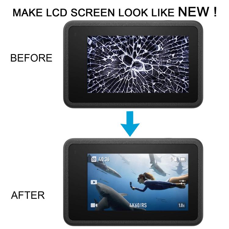 For DJI Osmo Action 4 Original Rear Main LCD Screen Digitizer Full Assembly with Frame, For DJI Osmo Action 4(Original)