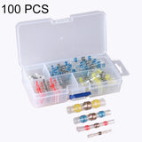 100 PCS / Box Professional Water Resistant Solder Ring Heat-shrinkable Tube, 100 PCS / Set 100 PCS Set