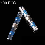 100 PCS AWG16-14 1.5-2.5mm Seal Heat Shrink Butt Wire Connectors Blue Terminals Solder Sleeve, 1.5-2.5mm Blue 1.5-2.5mm Blue