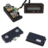 2m 200A 12V 48V Digital Display DC Current Voltmeter Lead-Acid Lithium Battery Charge Meter, 2m 200A
