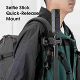STARTRC Quick-Release Backpack Mount Clip Bracket for Selfie Stick or Action Camera, Quick-Release Clip