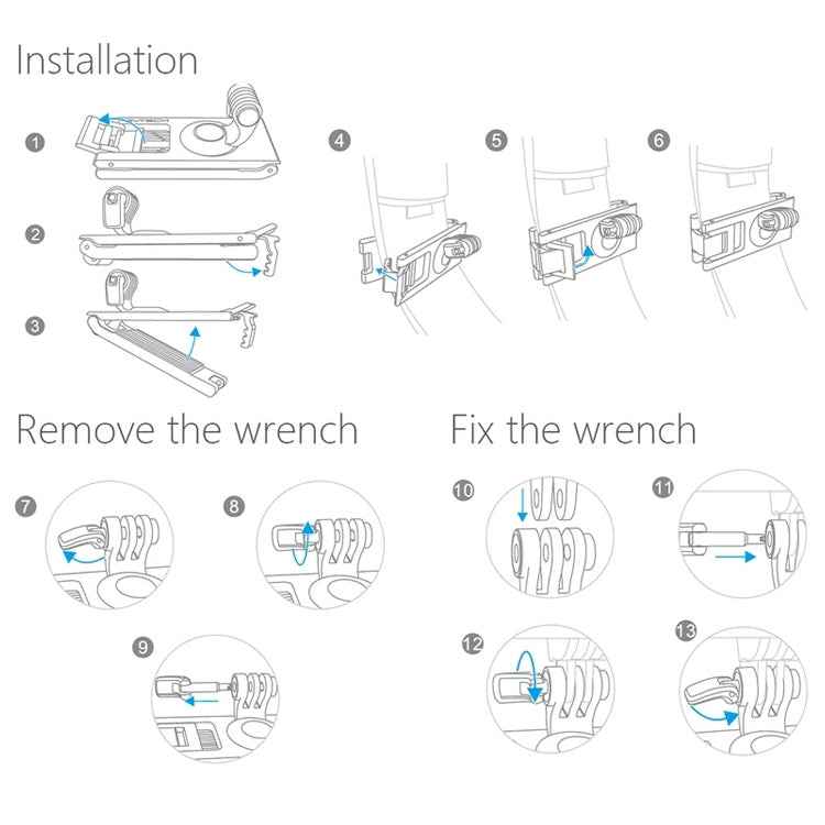 PGYTECH P-18C-019 Strap Fixed Holder for DJI Osmo Pocket / Action, P-18C-019