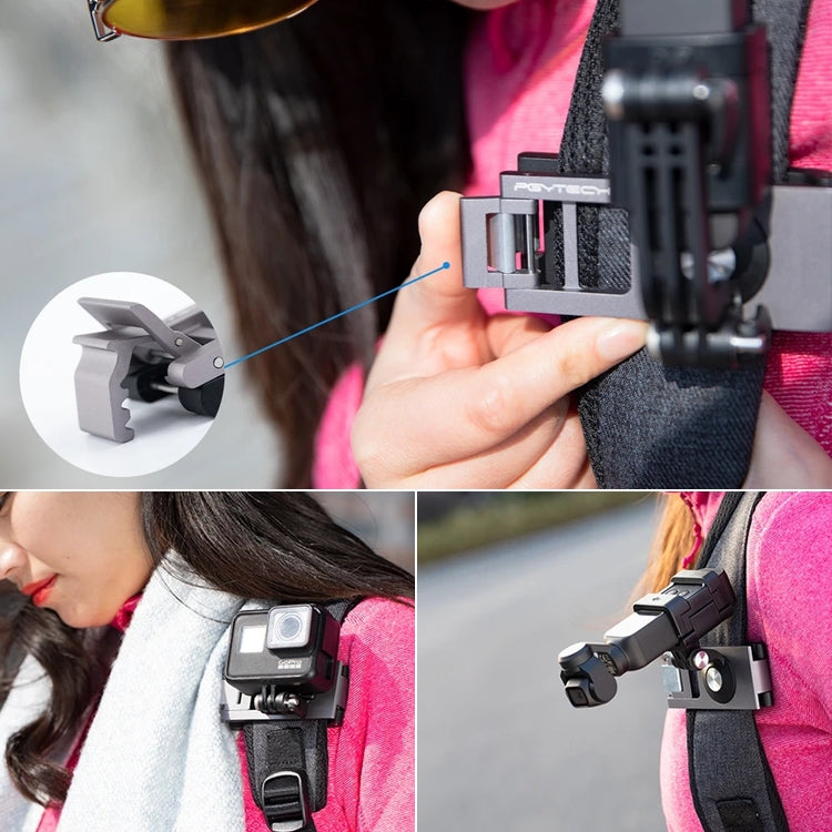 PGYTECH P-18C-019 Strap Fixed Holder for DJI Osmo Pocket / Action, P-18C-019