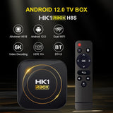 HK1 RBOX-H8S 4K Ultra HD Android 12.0 Smart TV Box with Remote Control, Allwinner H618 Quad-Core, 2GB+16GB, 2GB+16GB