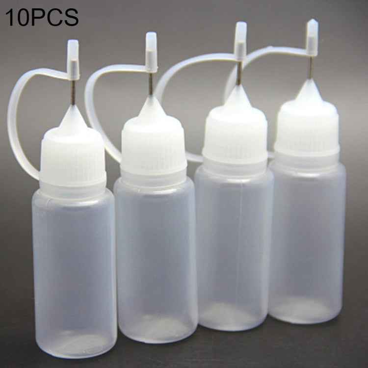 10 PCS PET Pinhole E-cigarette Oil Bottle Capacity: 5ml, 5ml 5ml