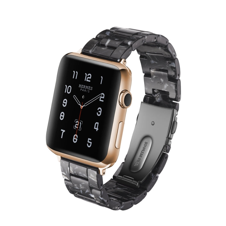 Simple Fashion Resin Watch Strap for, For Apple Watch Series 4 44mm & Series 3 & 2 & 1 42mm, For Apple Watch Series 4 40mm & Series 3 & 2 & 1 38mm, For Apple Watch Series 4 44mm & Series 3 & 2 & 1 42mm & Series 3 & 2 & 1 42mm