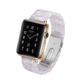 Simple Fashion Resin Watch Strap for, For Apple Watch Series 4 44mm & Series 3 & 2 & 1 42mm, For Apple Watch Series 4 40mm & Series 3 & 2 & 1 38mm, For Apple Watch Series 4 44mm & Series 3 & 2 & 1 42mm & Series 3 & 2 & 1 42mm