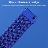 Universal Nylon Weave Replacement Strap Watchband, 20mm, 22mm