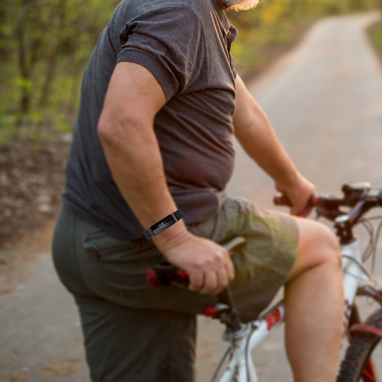 For Fitbit Inspire 2 Milanese Replacement Wrist Strap Watchband, S, L