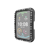 For Huawei Watch Fit Single Row Diamond PC Protective Case Cover