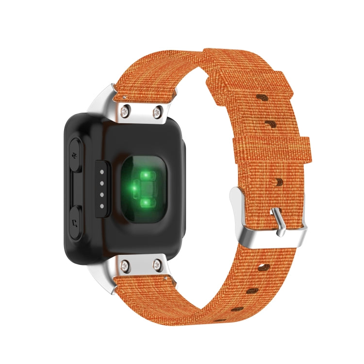 Universal Nylon Canvas Replacement Wrist Strap Watchband, For Garmin Forerunner 35 / 30