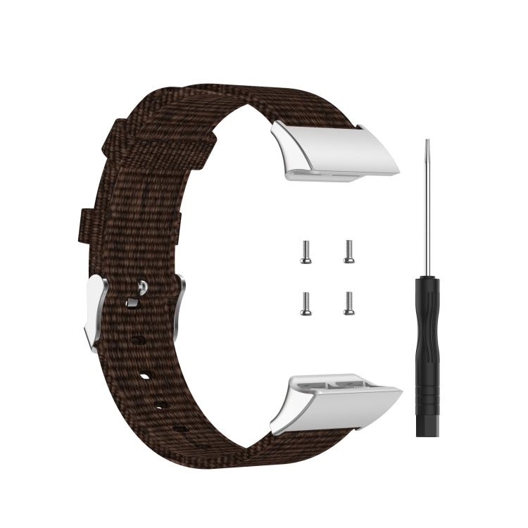 Universal Nylon Canvas Replacement Wrist Strap Watchband, For Garmin Forerunner 35 / 30