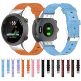 Universal Nylon Canvas Replacement Wrist Strap Watchband, For Garmin Forerunner 35 / 30