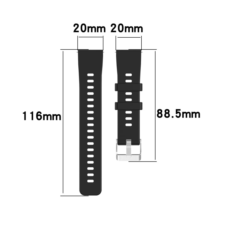 For Huawei Honor Watch ES Silicone Replacement Wrist Strap Watchband